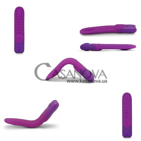 Основное фото Гибкий вибратор Slaphappy Bendable 5 In1 фиолетовый 19 см