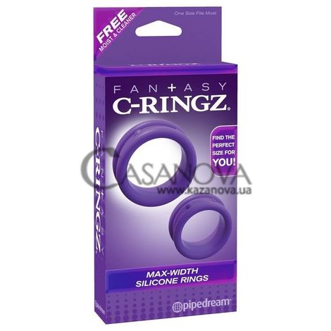 Основне фото Набір ерекційних кілець Fantasy C-Ringz Max Width Silicone Rings фіолетовий