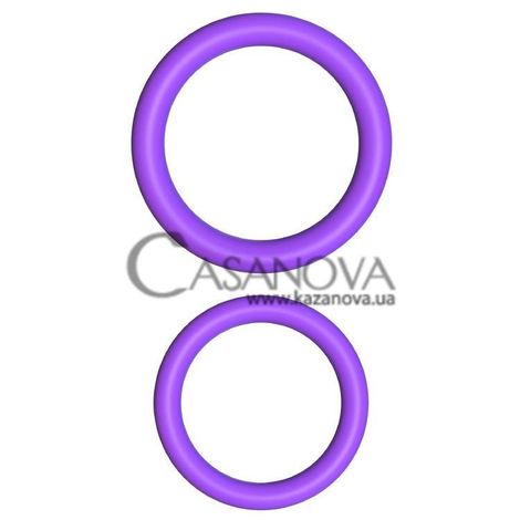 Основное фото Набор эрекционных колец Fantasy C-Ringz Max Width Silicone Rings фиолетовый