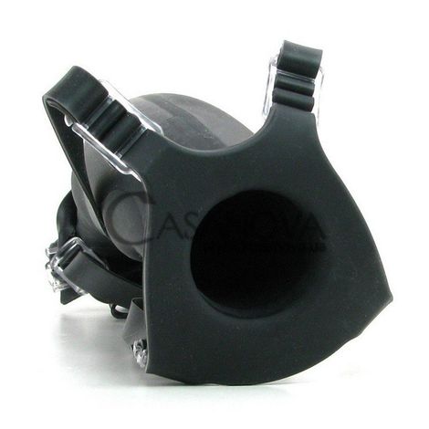 Основное фото Полый вибрострапон Extreme Vibrating Silicone Hollow Strap-On чёрный 28 см