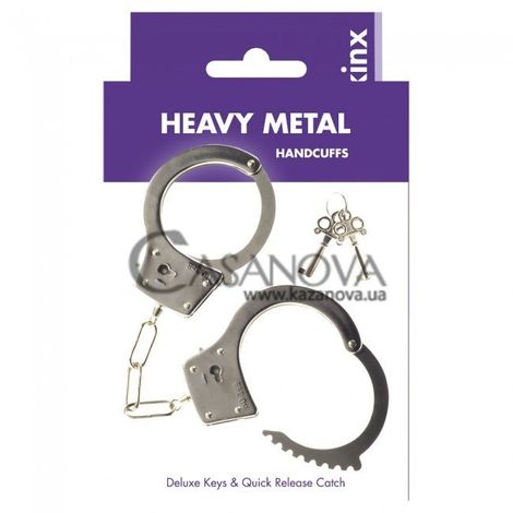 Основное фото Металлические наручники Heavy Metal Handcuffs серебристые