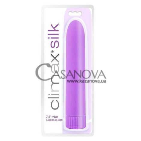 Основное фото Вибромассажёр Climax Silk фиолетовый 19,1 см