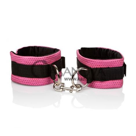 Основне фото М'які наручники Tickle Me Pink рожеві з чорним