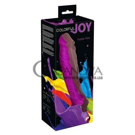 Основное фото Вибратор Colorful Joy фиолетовый 26 см
