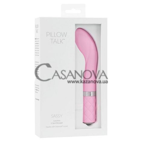 Основное фото Вибратор для точки G Pillow Talk Sassy розовый 19,8 см