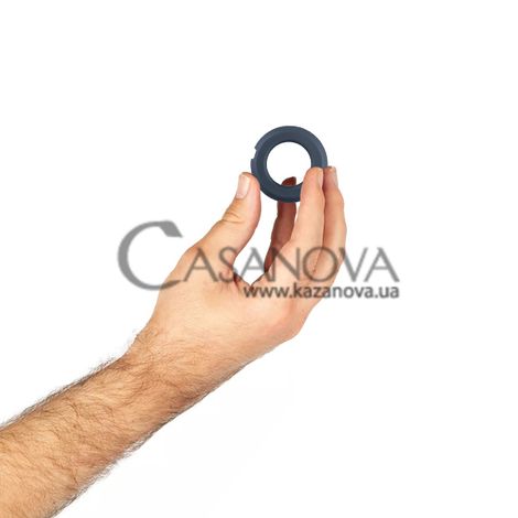 Основне фото Ерекційне кільце Boners Cock Ring With Carbon Steel сіре