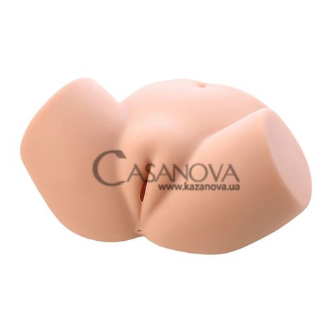 Основне фото Мастурбатор вагіна+попа з вібрацією Kokos Samanda тілесний 34 см