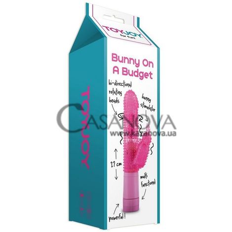 Основное фото Rabbit-вибратор Bunny On A Budget розовый 17 см