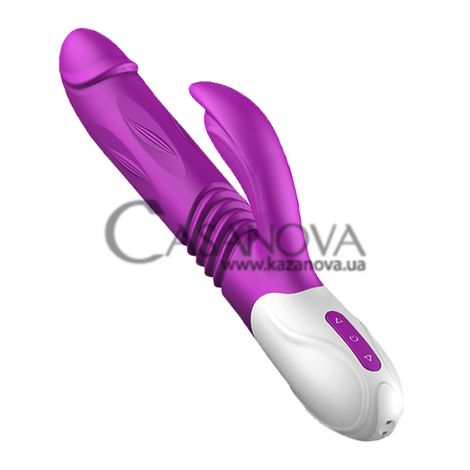 Основное фото Rabbit-вибратор с пульсацией Boss of Toys Expander and Thrusting Function фиолетовый 24 см