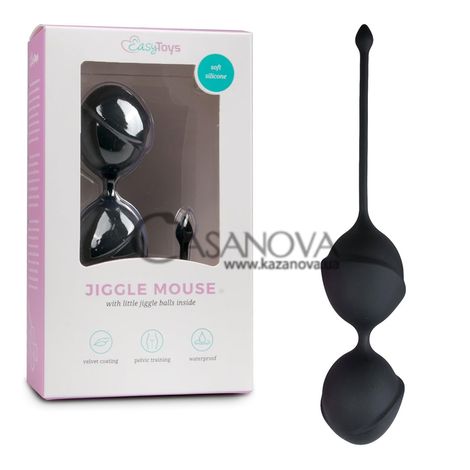 Основное фото Вагинальные шарики EasyToys Jiggle Mouse чёрные