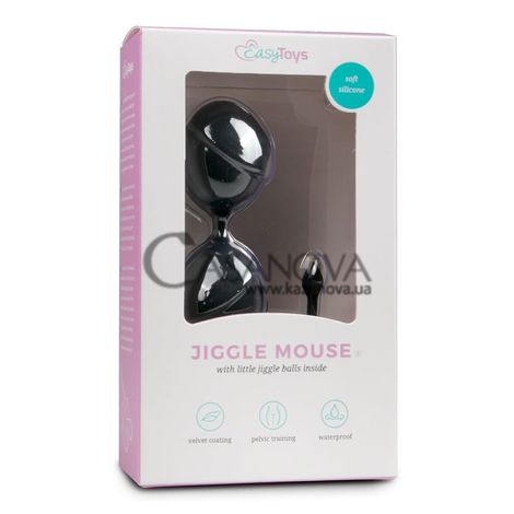 Основное фото Вагинальные шарики EasyToys Jiggle Mouse чёрные