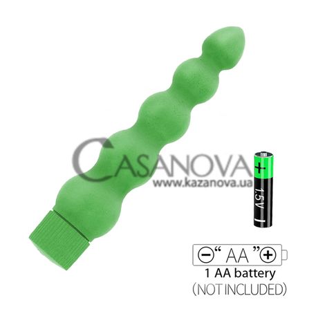 Основне фото Вагінальний вібратор Fuck Green Eco Vibrator зелений 18,5 см