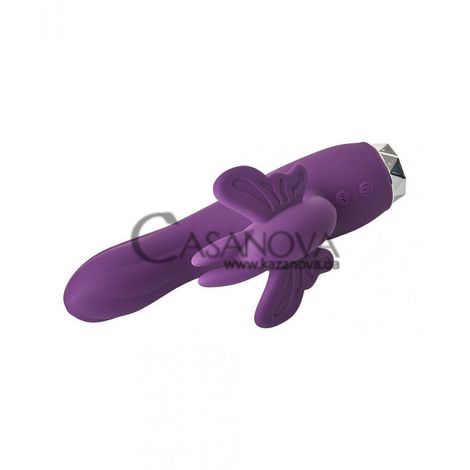Основне фото Вібратор-кролик Dream Toys Flirts Butterfly Vibrator фіолетовий 17 см