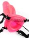 Дополнительное фото Полый вибрострапон Wonderful Rabbit Hollow Strap-On розовый 18 см