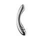 Дополнительное фото Двухсторонний металлический фаллоимитатор Satisfyer Star Force 1 серебристый 21,2 см