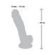 Дополнительное фото Фаллоимитатор на присоске Medical Silicone Dildo телесный 18 см