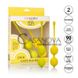 Додаткове фото Набір вагінальних кульок California Exotic Novelties Kegel Training Set Lemon жовтий