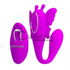 Основне фото Вібратор для двох Pretty Love Chimera пурпурний 10,6 см