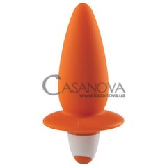 Основное фото Анальная вибропробка My Favorite Vibrating Analplug оранжевая 11 см