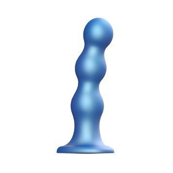 Основное фото Насадка для страпона на присоске Strap-On-Me Dildo Plug Balls XL синяя 16,5 см