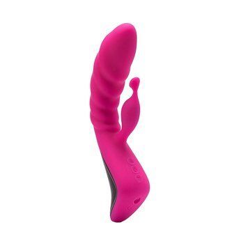 Основне фото Rabbit-вібратор Adrien Lastic Trigger рожевий 20,1 см