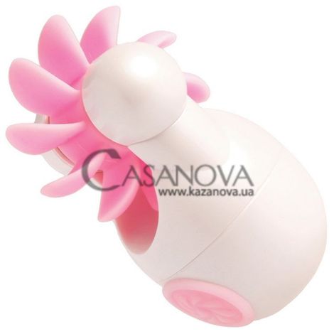 Основное фото Симулятор оральных ласк для женщин Sqweel Go бело-розовый