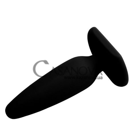 Основное фото Анальная пробка Black Mont XL Silicone Plug чёрная 13,4 см