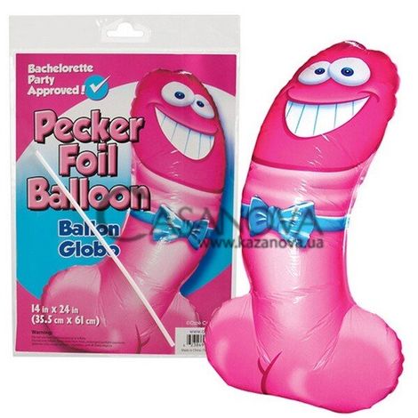 Основне фото Повітряна кулька Pecker Foil Balloon рожева