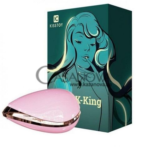 Основное фото Вакуумный стимулятор клитора KisToy K-King розовый 10,5 см