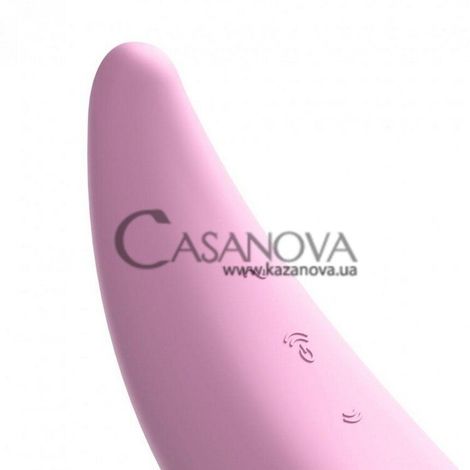 Основне фото Вакуумний кліторальний вібратор Satisfyer Curvy 3+ рожевий 14,9 см