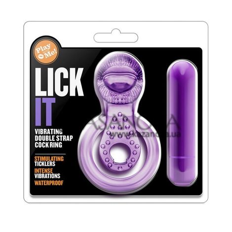 Основное фото Виброкольцо на член Play With Me Lick It пурпурное