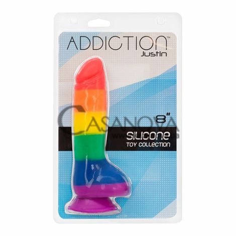 Основное фото Фаллоимитатор Addiction Justin разноцветный 20,2 см
