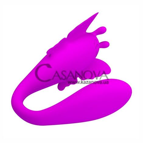 Основное фото Вибратор для двоих Pretty Love Chimera пурпурный 10,6 см