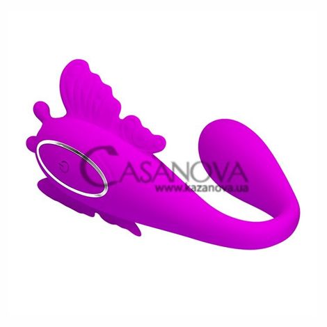 Основное фото Вибратор для двоих Pretty Love Chimera пурпурный 10,6 см
