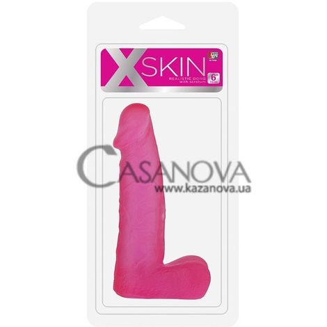 Основне фото Фалоімітатор XSkin Realistic Dong рожевий 15 см