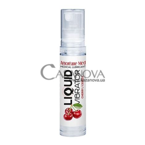 Основне фото Набір лубрикантів  Amoreane Med Liquid Vibrator персик, вишня, ягоди, полуниця 250 мл