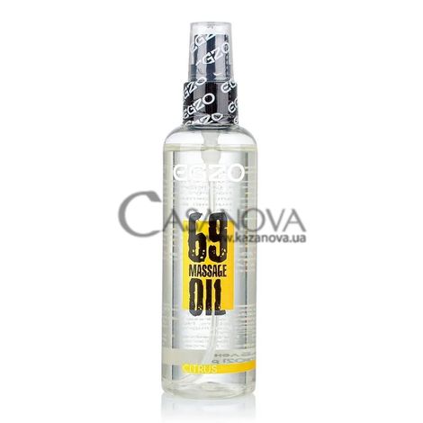 Основне фото Органічна масажна олія Egzo Expert 69 Massage Oil Citrus цитрус 100 мл