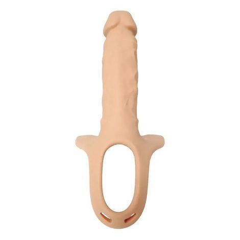 Основное фото Полый страпон Boss Series Hollow Strap-on Super Hero телесный 16,5 см