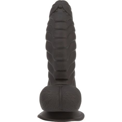 Основне фото Рельєфний фалоімітатор на присосці Addiction Steven 7.5" чорний 17,8 см