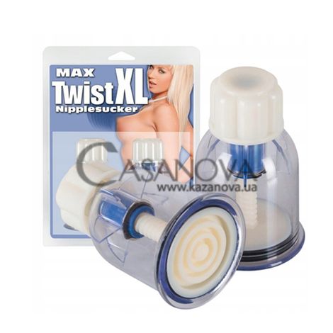 Основное фото Вакуумные стимуляторы для сосков You2Toys Max Twist XL Nipple Sucker прозрачные