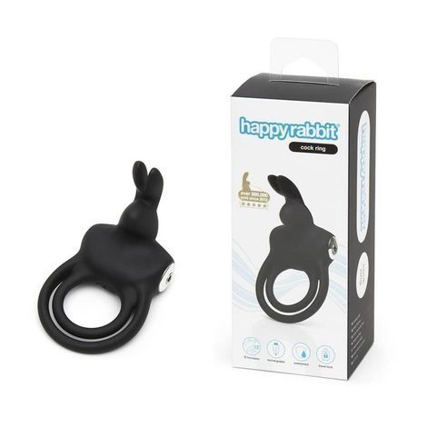 Основне фото Віброкільце Happy Rabbit Cock Ring чорне