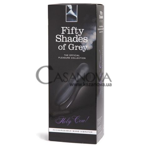 Основне фото Вібромасажер Fifty Shades of Grey Holy Cow! чорний 24 см