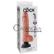 Дополнительное фото Вибратор King Cock 10 Vibrating Cock With Balls телесный 25,4 см