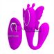 Дополнительное фото Вибратор для двоих Pretty Love Chimera пурпурный 10,6 см