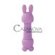 Додаткове фото Кліторальний вібратор із 2 насадками Feelztoys Mister Bunny фіолетовий 13,5 см