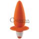 Дополнительное фото Анальная вибропробка My Favorite Vibrating Analplug оранжевая 11 см