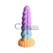 Дополнительное фото Фаллоимитатор Creature Cocks Mystique Silicone Unicorn Dildo в виде рога единорога разноцветный 21 см