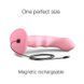 Дополнительное фото Насадка для страпона с двойной пульсацией Strap-On-Me Tapping Dildo Wave розовая 15,3 см