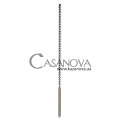 Основное фото Уретральный расширитель Sextreme Steel Dip Stick Ribbed серебристый 24 см