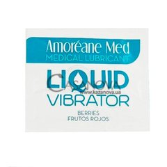 Основне фото Пробник лубриканту з ефектом вібрації Amoreane Med Liquid Vibrator ягоди 2 мл
